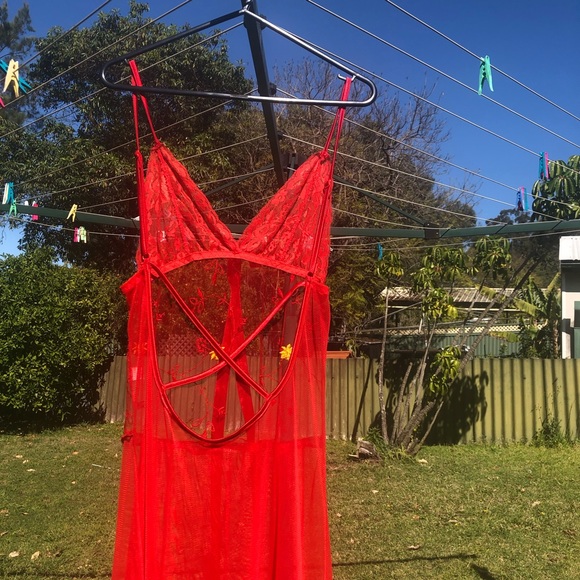 Maxi style net sexy lingerie / nighty - Picture 3 of 6